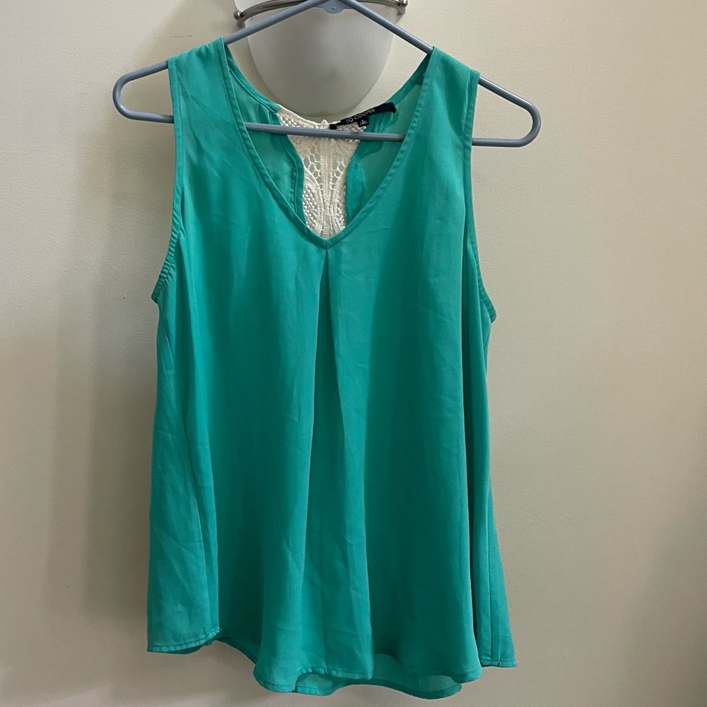 Crochet back tank top